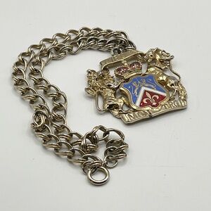 Vintage 1960’s British Shield - Coat of Arms Necklace